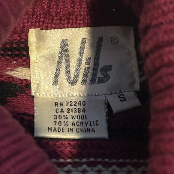 Vintage Holiday Christmas Turtleneck Sweater - S - Picture 5 of 7